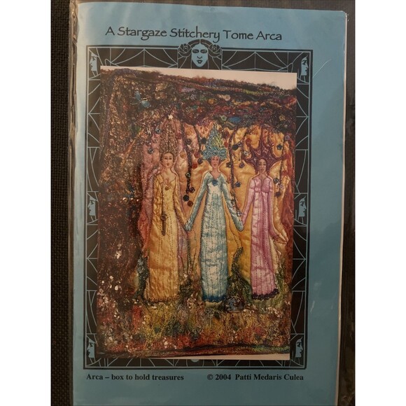 Stargaze Stichery Tome Arca Treasure Technique Journal Patti Culea Mixed Media - Picture 2 of 3